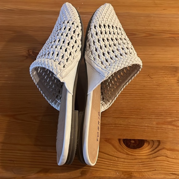 Torrid Woven Slip On Mule cream 7WW - Picture 7 of 9